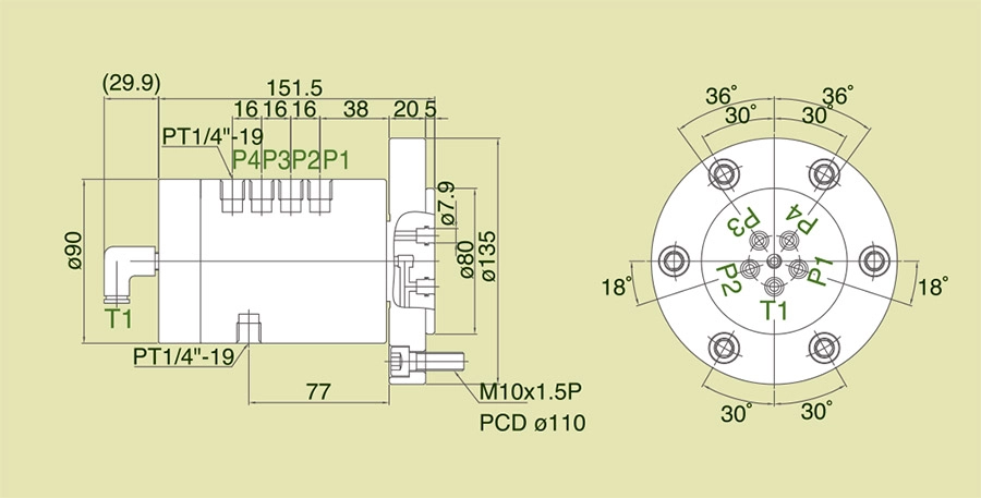 TB-HA Hydraulic Feed Tube(Built-In Sensor)